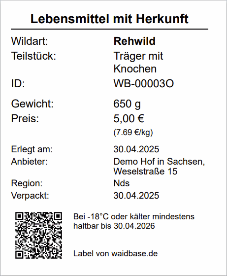 Wildaufkleber Layout 5