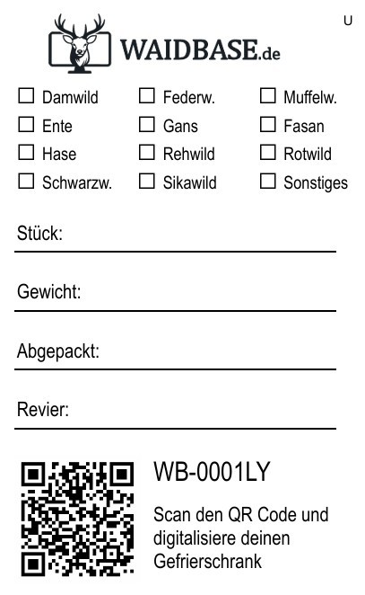 Wildaufkleber groß