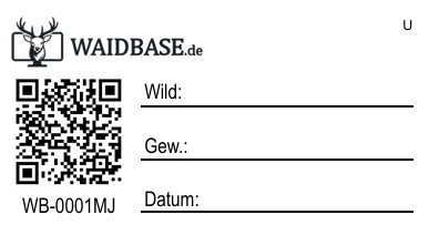 Wildaufkleber klein